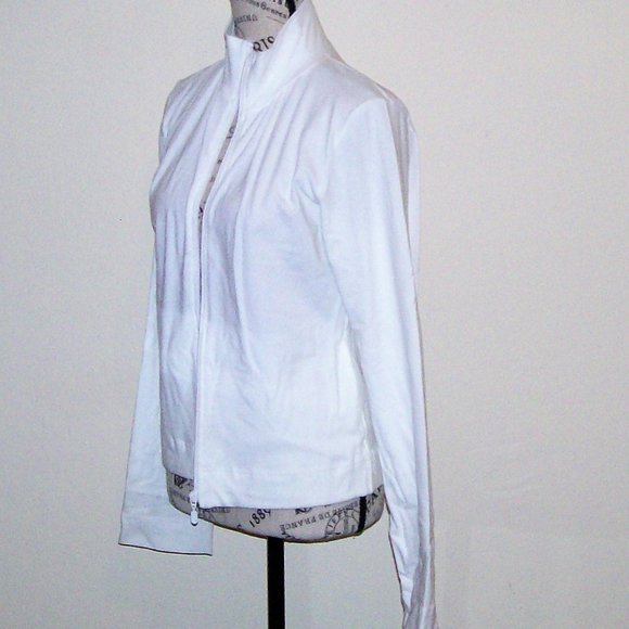 NWT! White Collar Jacket - Picture 2 of 6